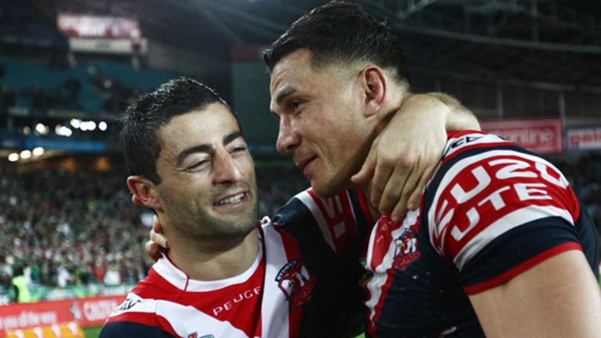 Anthony Minichiello following his final ever NRL appearance in the Roosters' preliminary final loss to South Sydney.