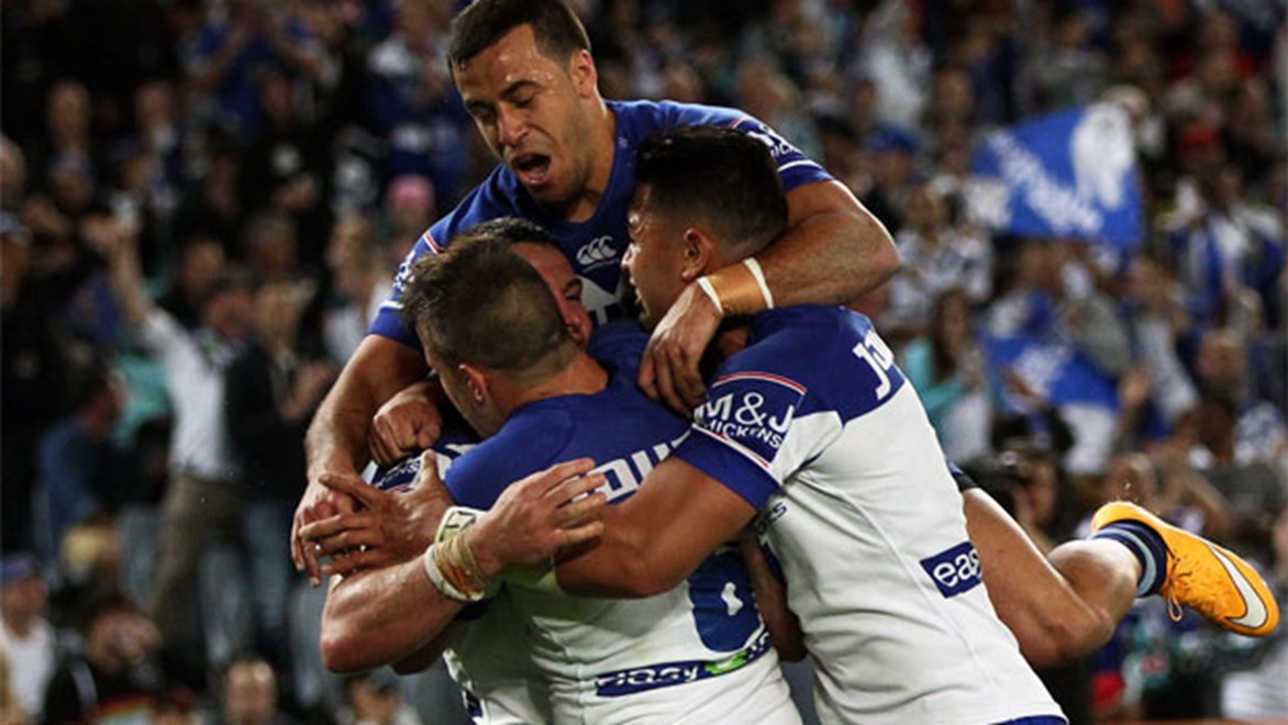 The Canterbury Bulldogs will face the South Sydney Rabbitohs in the NRL Grand Final after defeating the Panthers 18-12 at ANZ Stadium.
