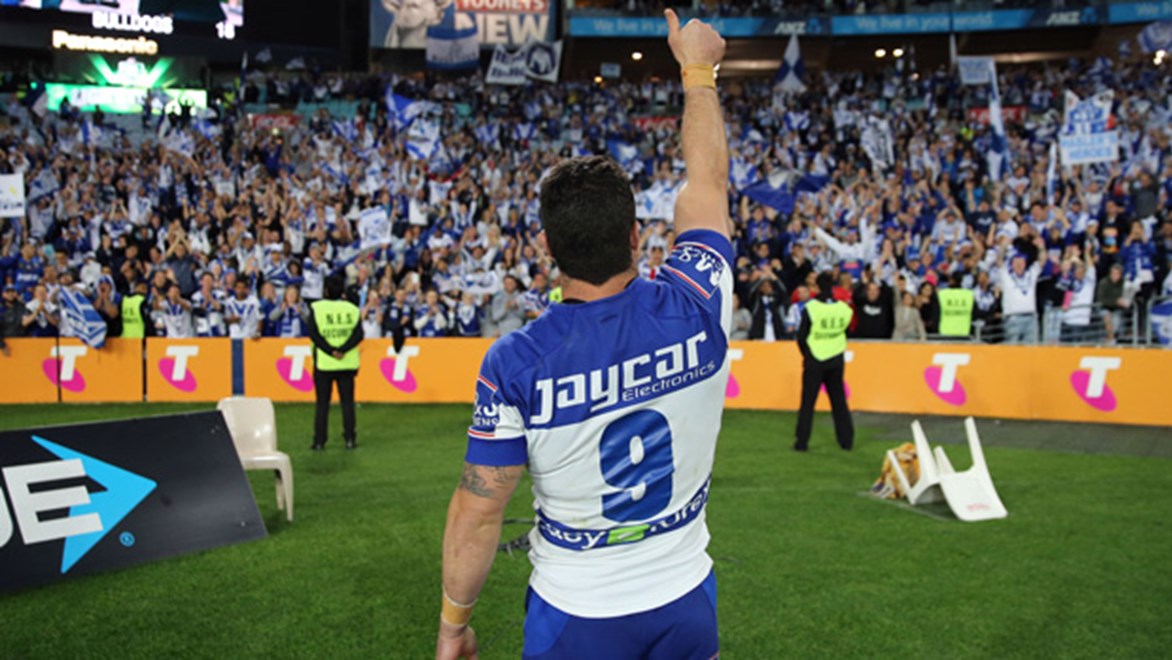 Despite skipper Michael Ennis failing to finish the match, the Bulldogs rallied to go through to the 2014 premiership decider.