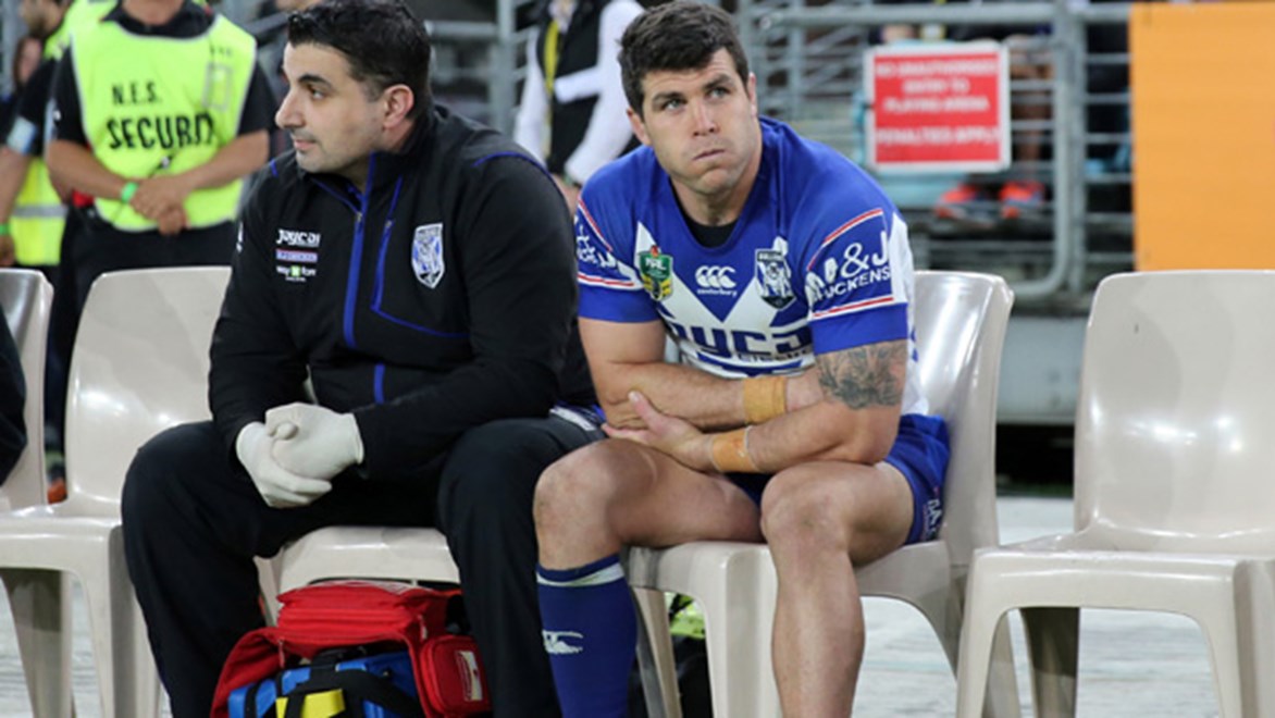 Bulldogs captain Michael Ennis is facing an uphill battle to be fit for next Sunday's NRL grand final.