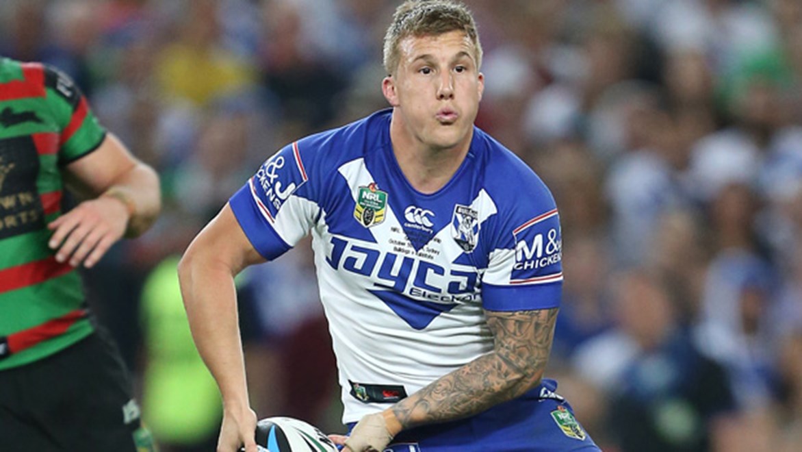 Trent Hodkinson was a strong performer for the Bulldogs in 2014.