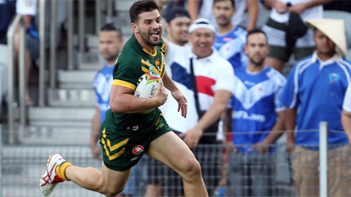 Hey may be a Kangaroos rookie, but Josh Mansour knows what it's like to beat New Zealand on their home turf.