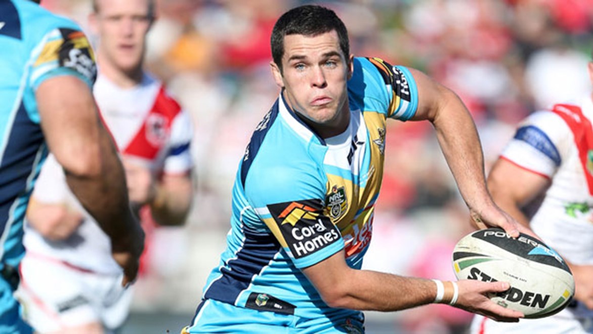 Daniel Mortimer will start 2015 as the Titans' halfback but assistant coach Terry Matterson admits the lack of back-up is a concern.