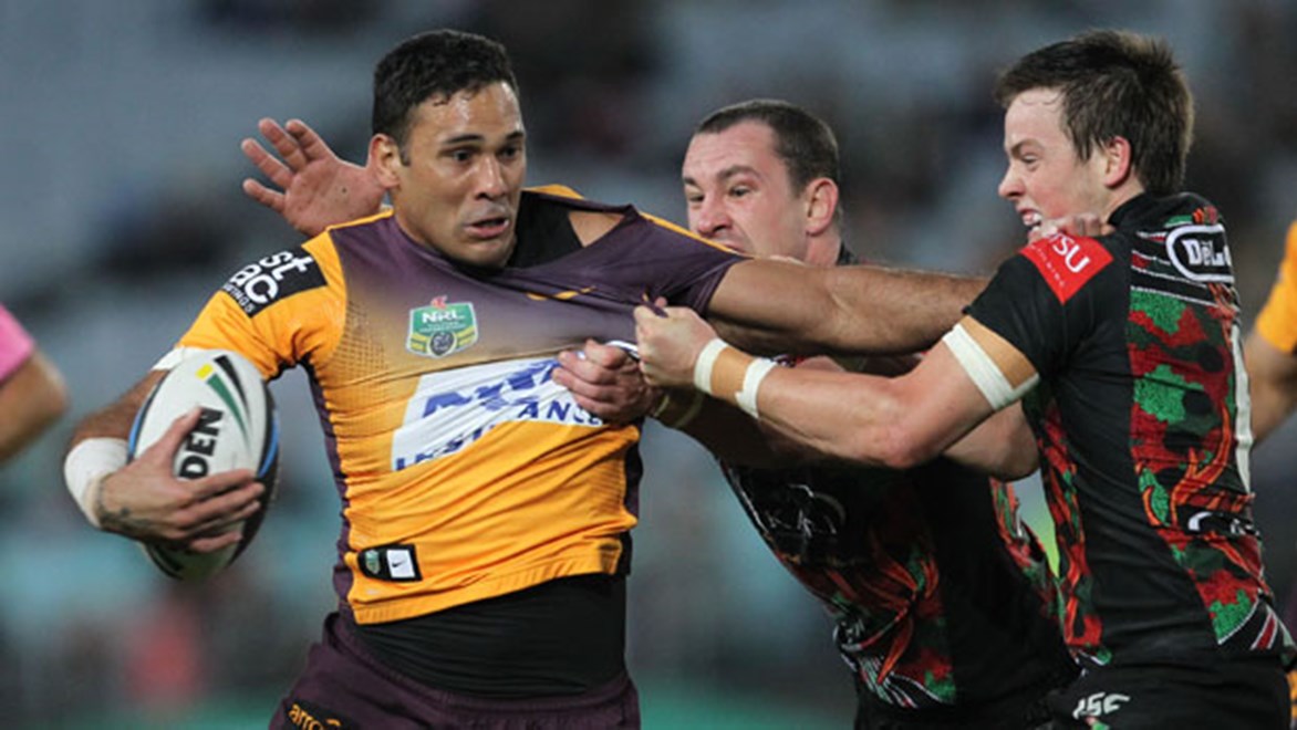A showdown with defending premiers South Sydney is one of the fixtures Broncos veteran Justin Hodges is most looking forward to in 2015.