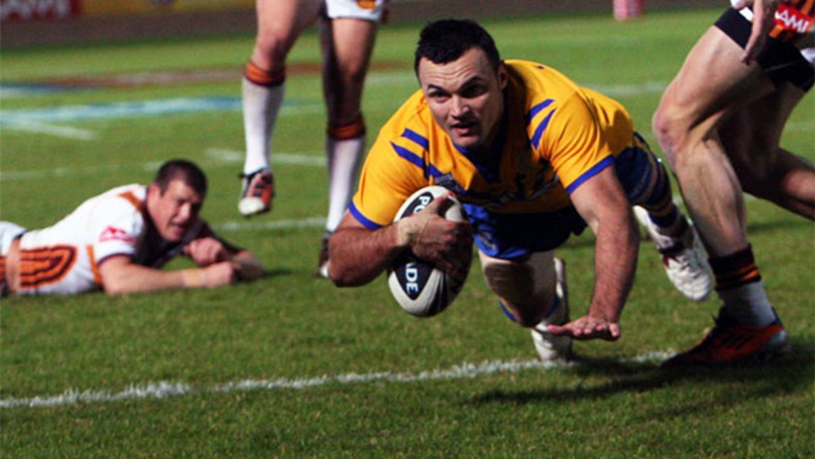 Beau Champion, pictured here in action for City Origin, will be out to make an Eels starting spot his own this season.