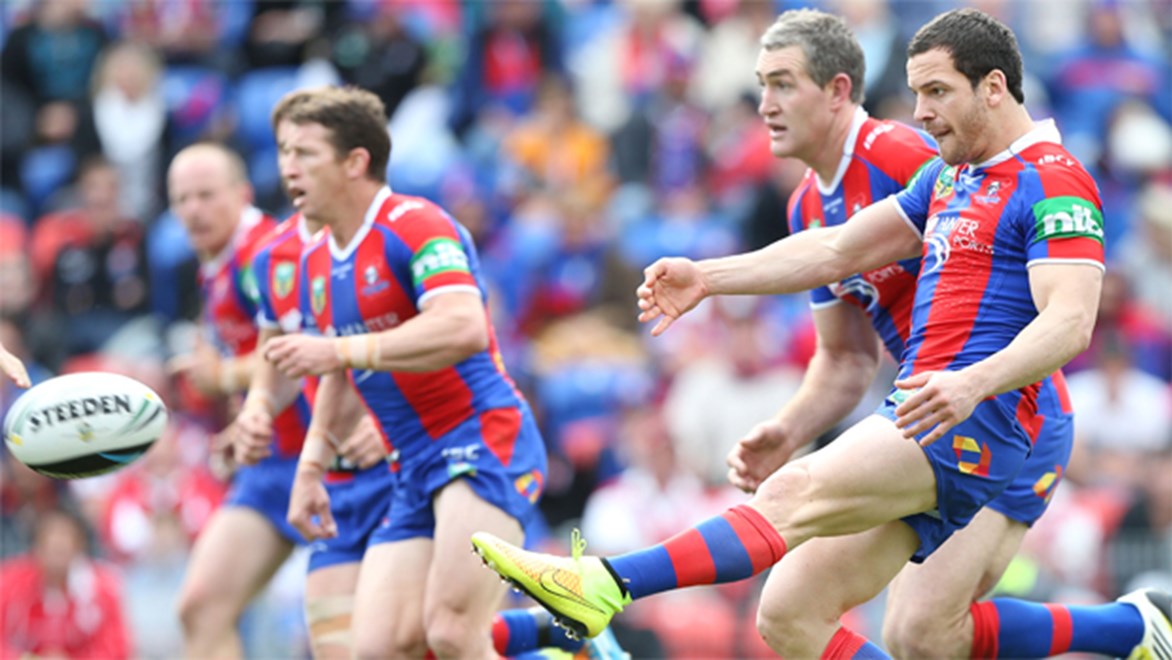 Could Newcastle's kicking game go to another level in 2015 with the mentoring of an AFL veteran?