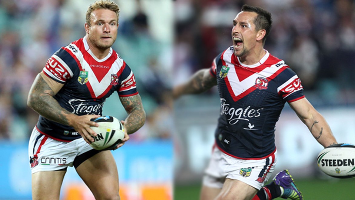 Jake Friend and Mitchell Pearce have been named Roosters captains for 2015.