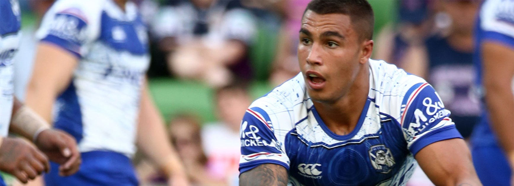 New signing Michael Lichaa has some big shoes to fill at hooker after replacing for Bulldogs skipper Michael Ennis.