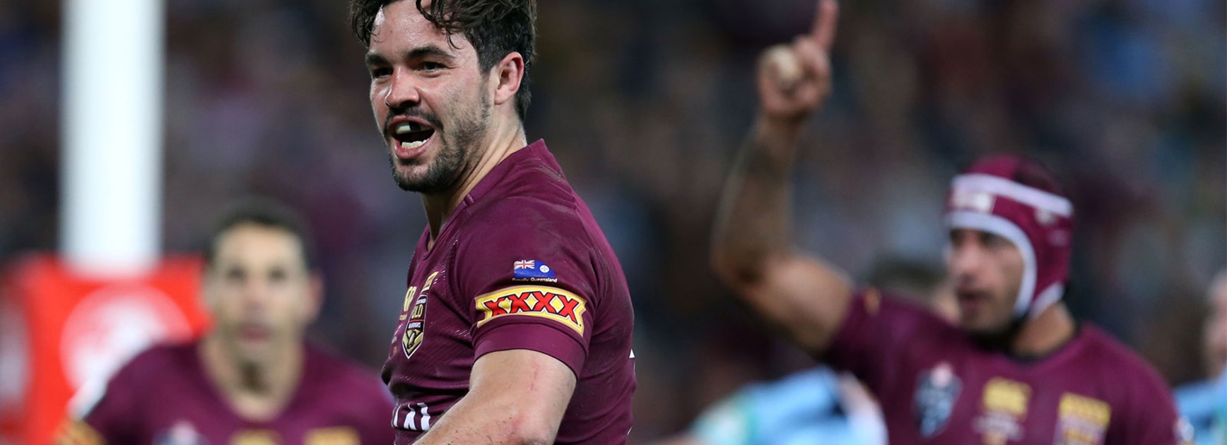 Roosters forward Aidan Guerra doesn't need reminding how good his Maroons teammate Johnathan Thurston is.