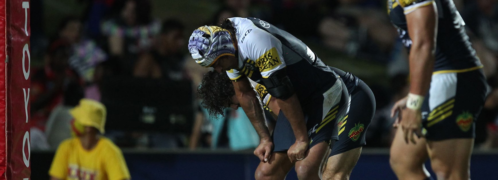 Cowboys co-captain Johnathan Thurston was heavily targeted in his side's Round 2 loss to the Knights.
