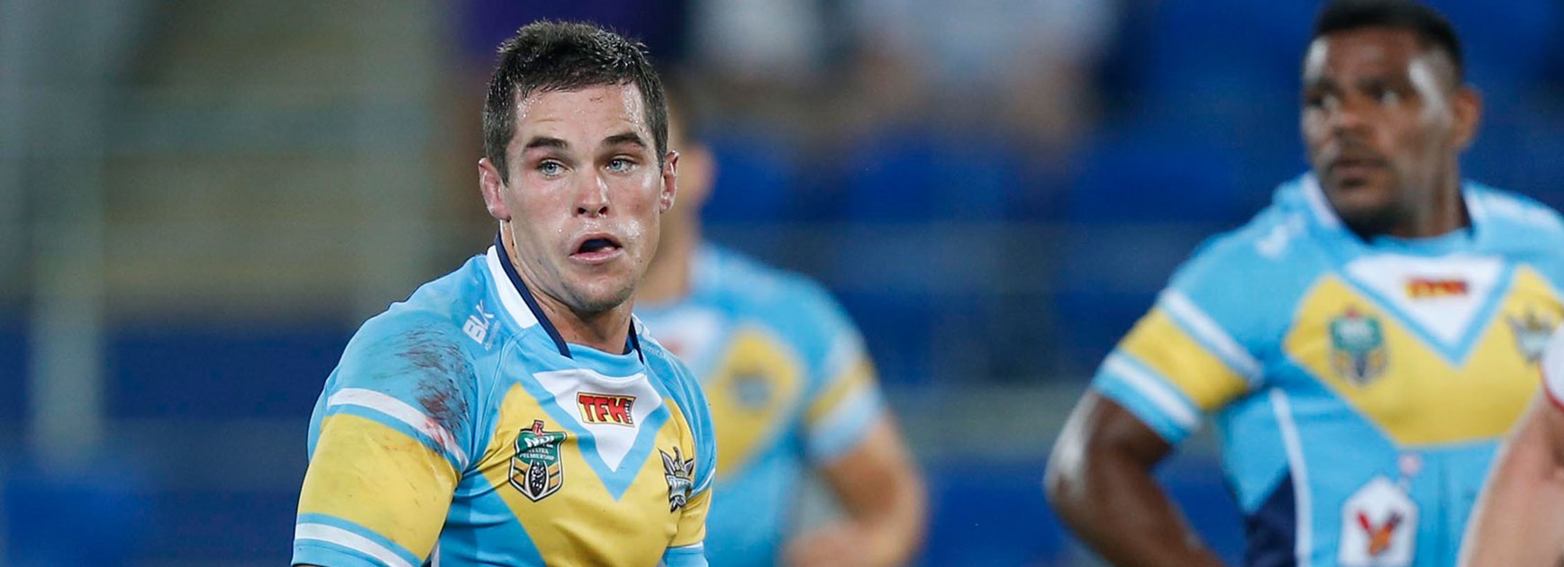 Daniel Mortimer endured a mixed night as the Titans went down to the Knights on Sunday.
