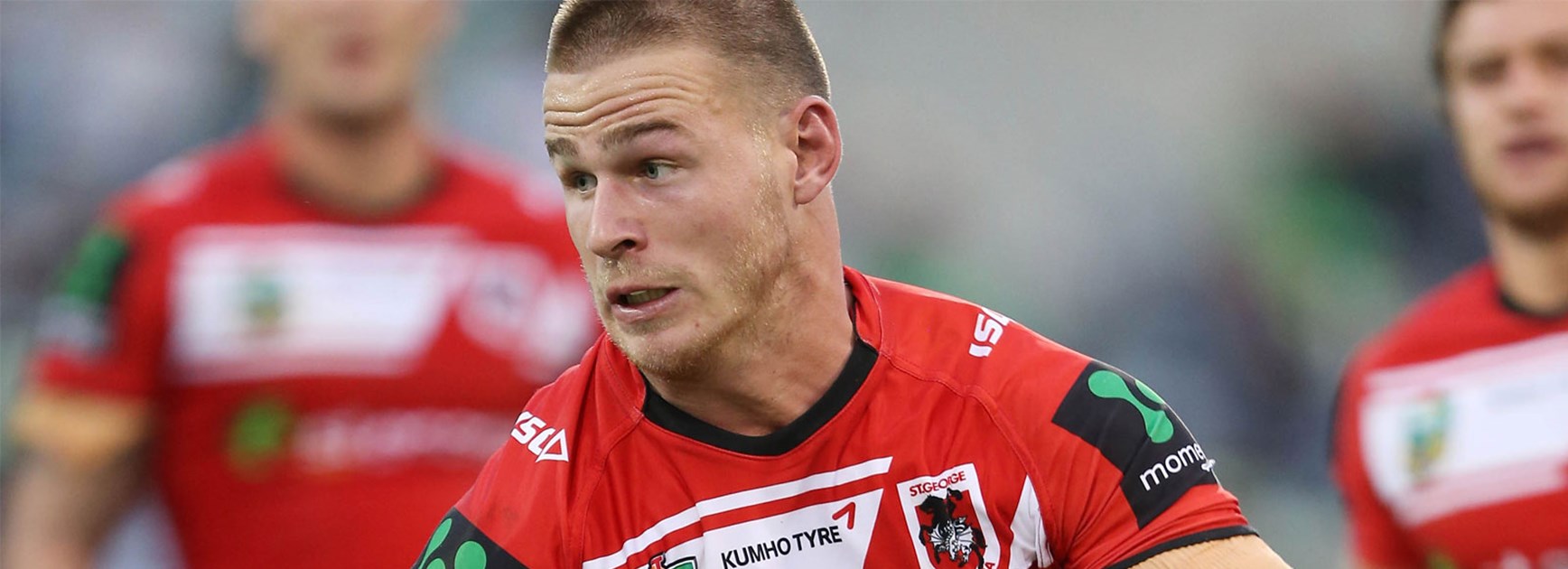 Euan Aitken's strong performance on debut was one of the keys to the Dragons' comeback win over Canberra on Saturday.