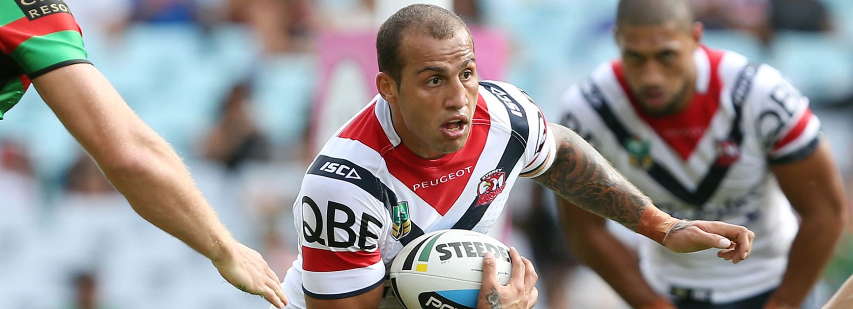 Blake Ferguson could miss up to four months with a foot injury sustained in the Roosters' win over the Raiders.