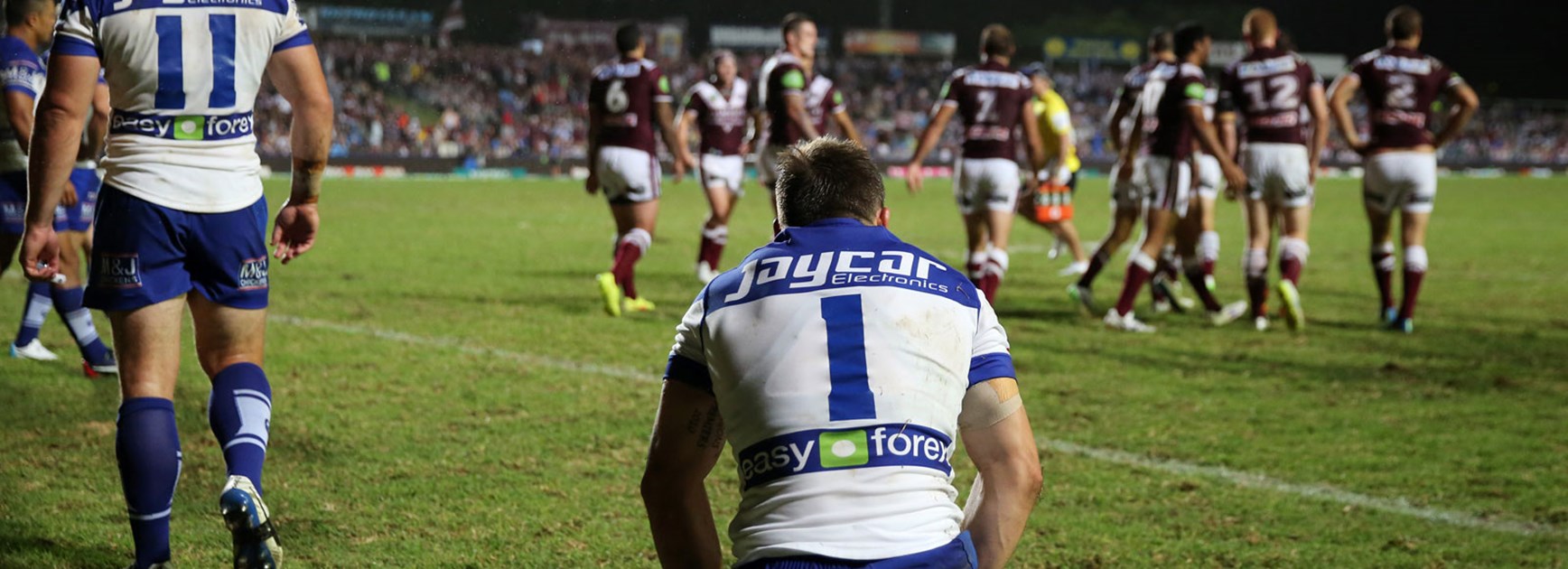 Brett Morris is set to miss at least one week, injured in the Bulldogs' Round 5 loss to South Sydney.