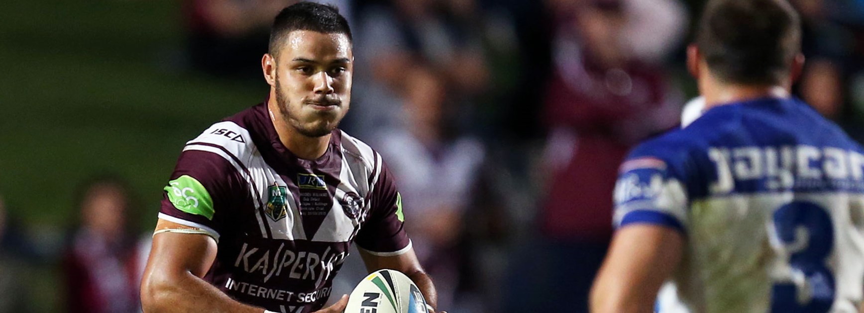 Manly outside back Brayden Wiliame is yet to taste victory in the NRL following 10 appearances with Parramatta and the Sea Eagles.