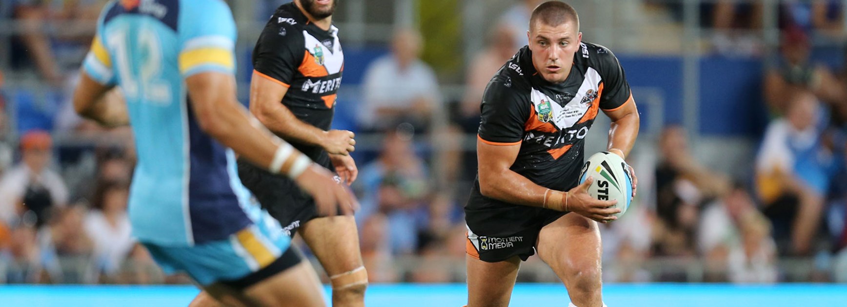 Wests Tigers second-rower Kyle Lovett is enjoying life in first grade, and wants to extend his stay at the club.