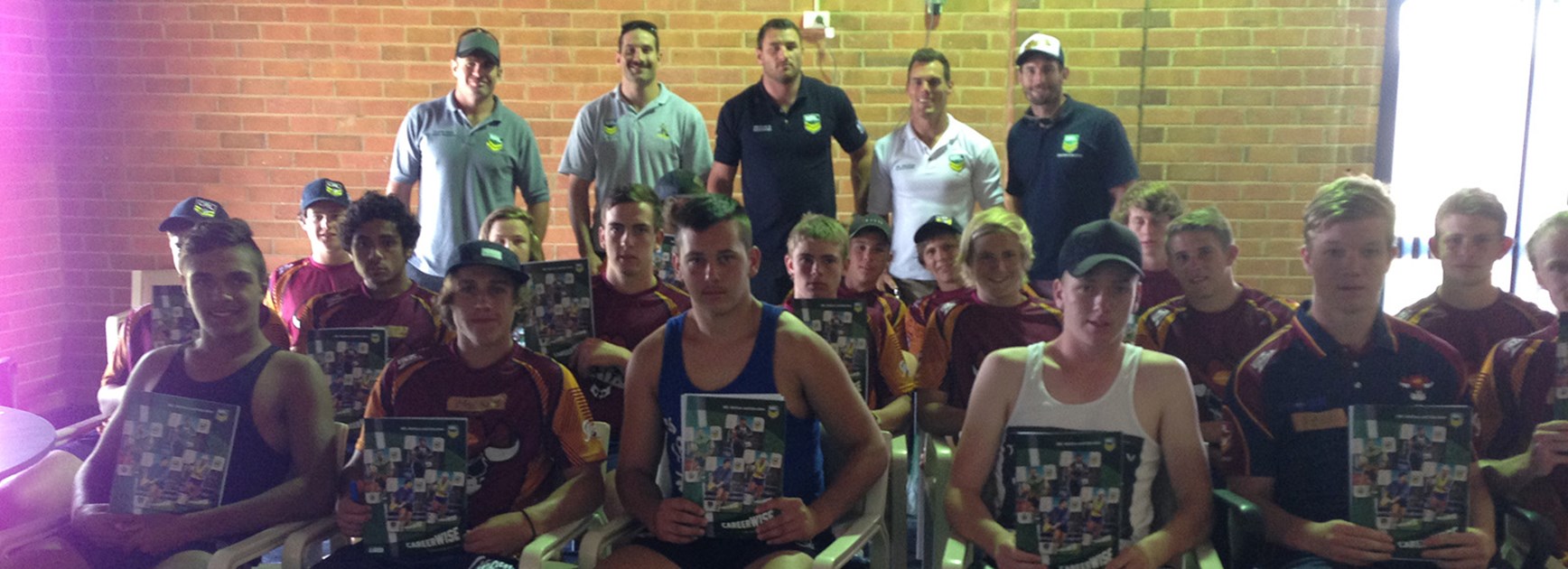 The NRL Welfare & Education team deliver NRL CareerWise workshops to players from the U15s to NRL.