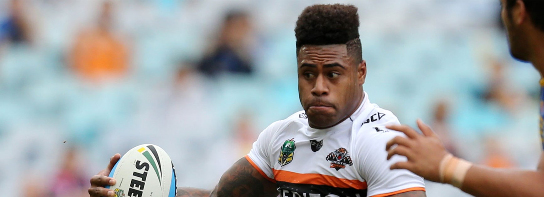 Wests Tigers and Fiji speedster Kevin Naiqama.