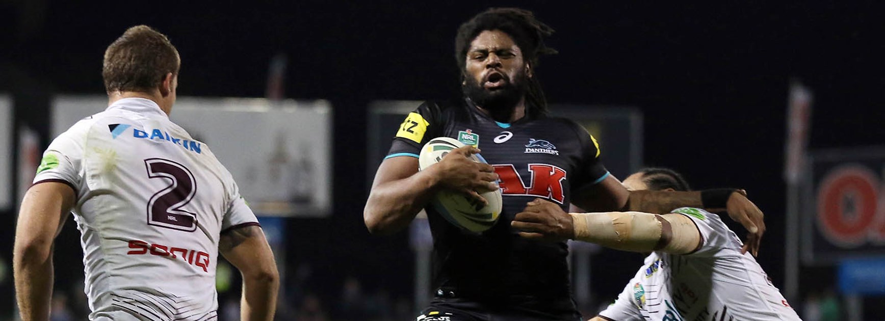 Jamal Idris in action for Penrith before being injured in Round 6 against Manly.