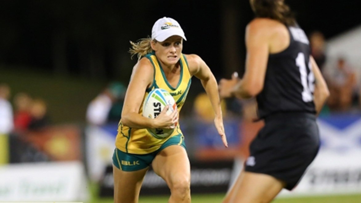 The Australian women's open team beat New Zealand in their final at the 2015 Touch World Cup.