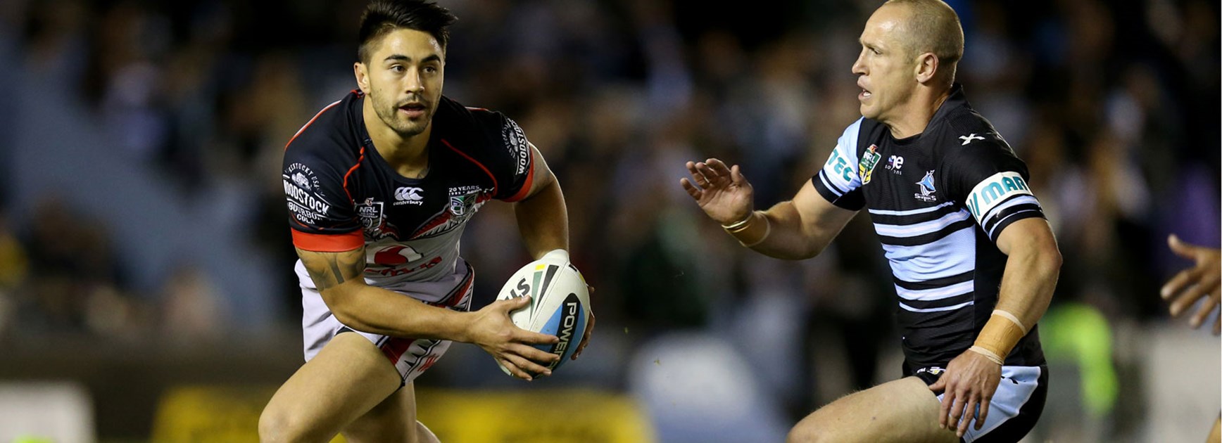 Shaun Johnson scored an astonishing try to win the game for the Warriors in the closing stages of their Round 9 meeting with the Sharks.