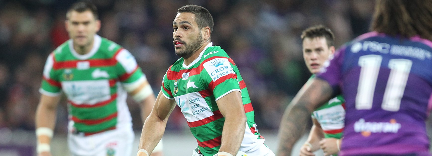 Rabbitohs captain Greg Inglis says his side needs to play for the full 80 minutes, after losing to the Storm in Round 10.