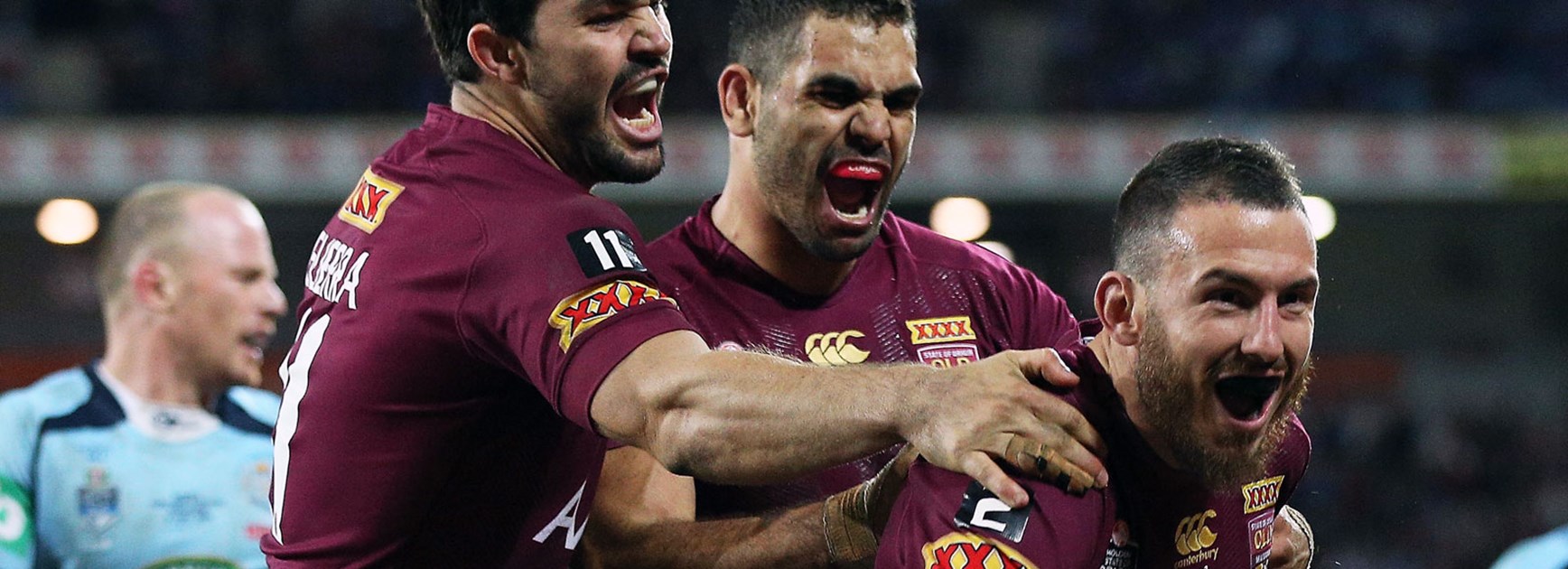Darius Boyd and Greg Inglis form one of the most dangerous edge combinations in Origin history.