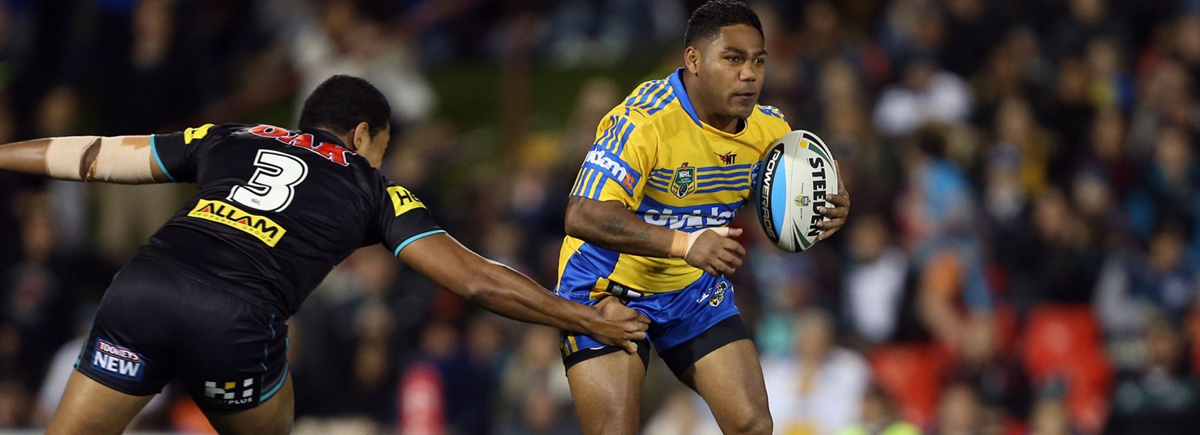 Eels halfback Chris Sandow was lively against the Panthers in Round 12.