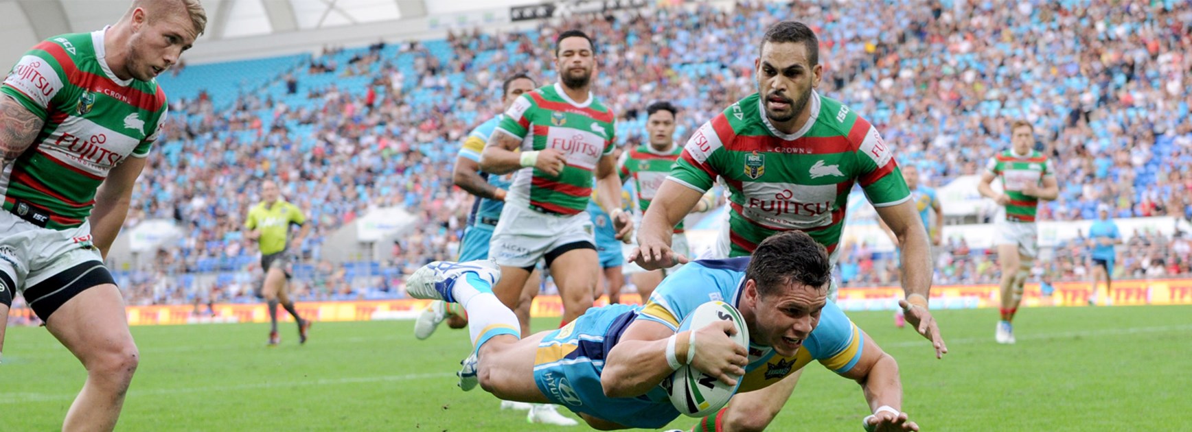 James Roberts continued his blistering start to the season with another try and try assist against Souths.