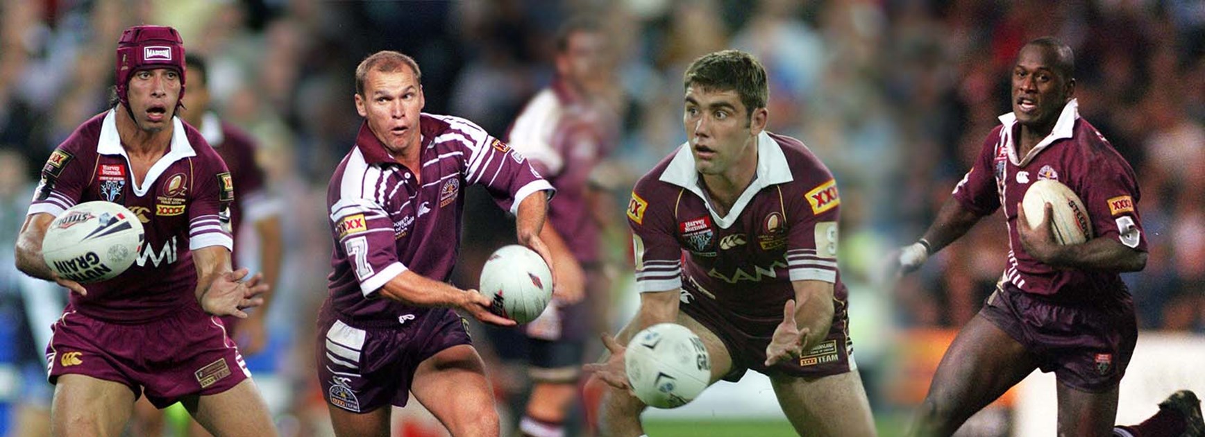 Johnathan Thurston, Alan Langer, Cam Smith and Wendell Sailor are all into the second round of State of Origin voting.