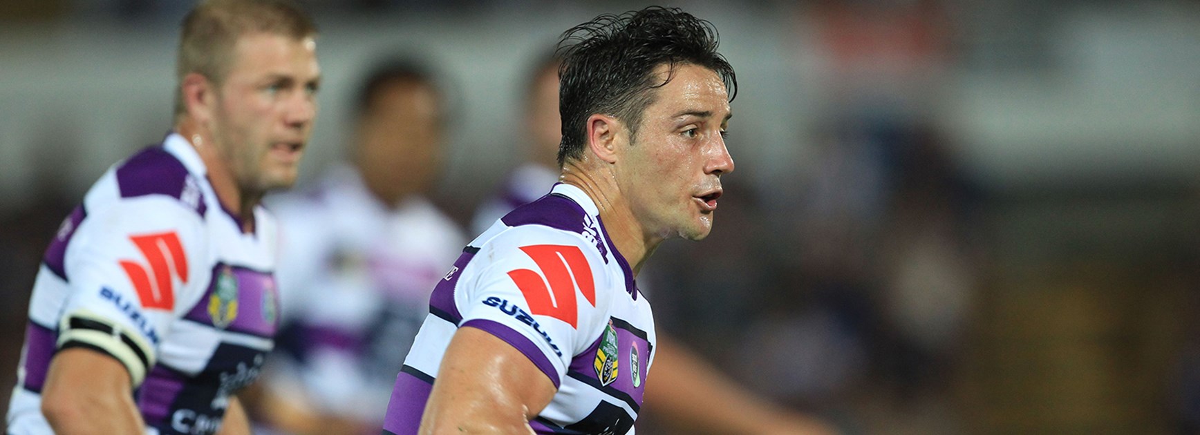 Storm halfback Cooper Cronk injured his knee in the Round 13 Telstra Premiership game against Penrith.