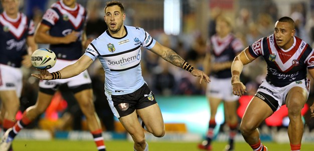 Sharks sneak past Roosters