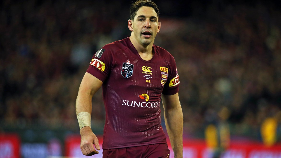 Billy Slater during State of Origin II.