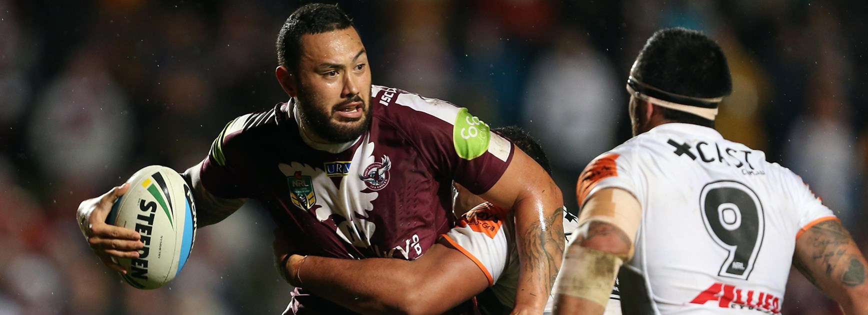 Feleti Mateo kicked five from five conversions in Manly's Round 15 victory.