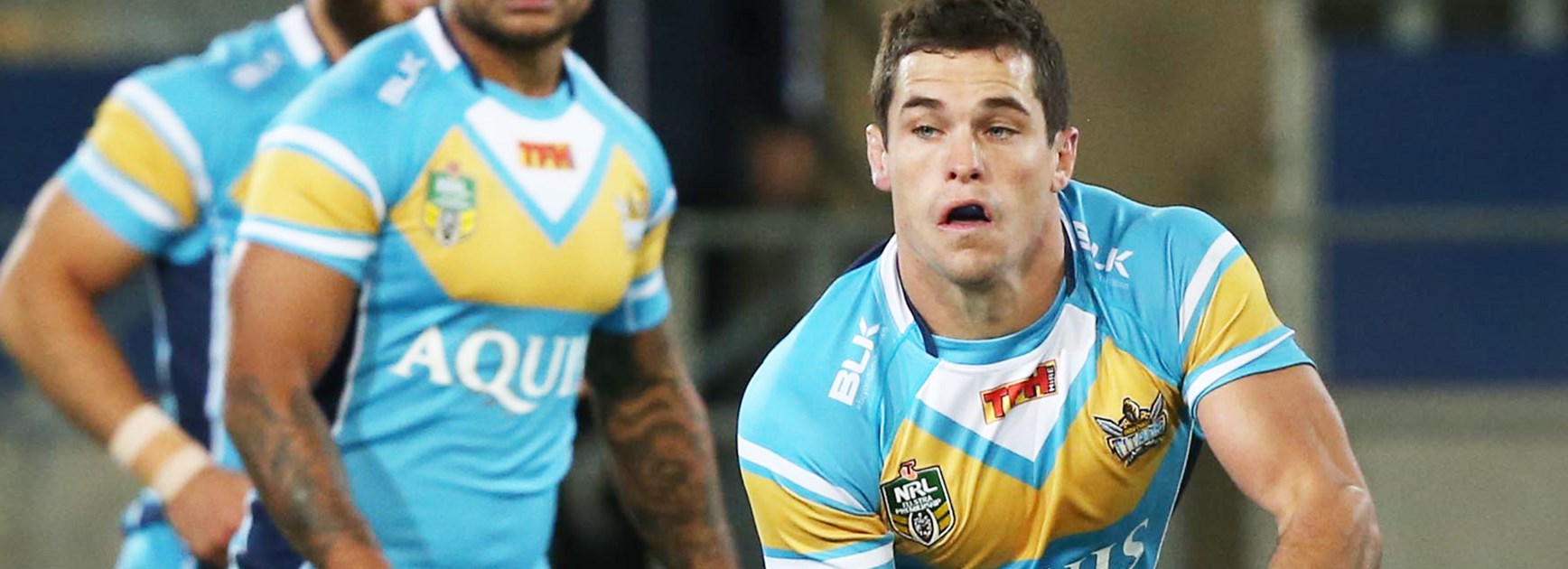 Daniel Mortimer has been named at halfback for the Titans against his former club the Roosters on Sunday.