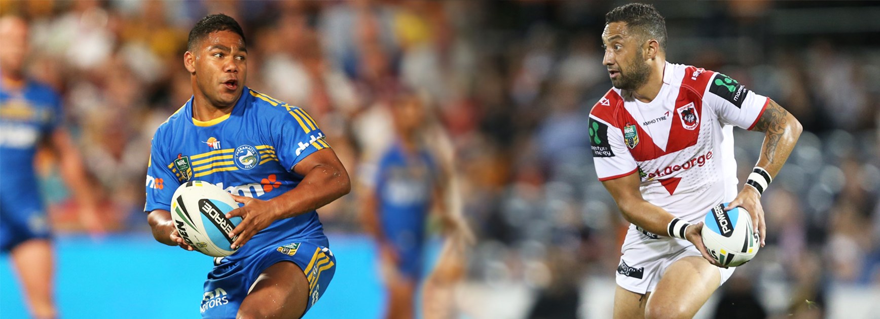 Both Chris Sandow and Benji Marshall boast natural flair, but which halfback will get the job done on Saturday night?