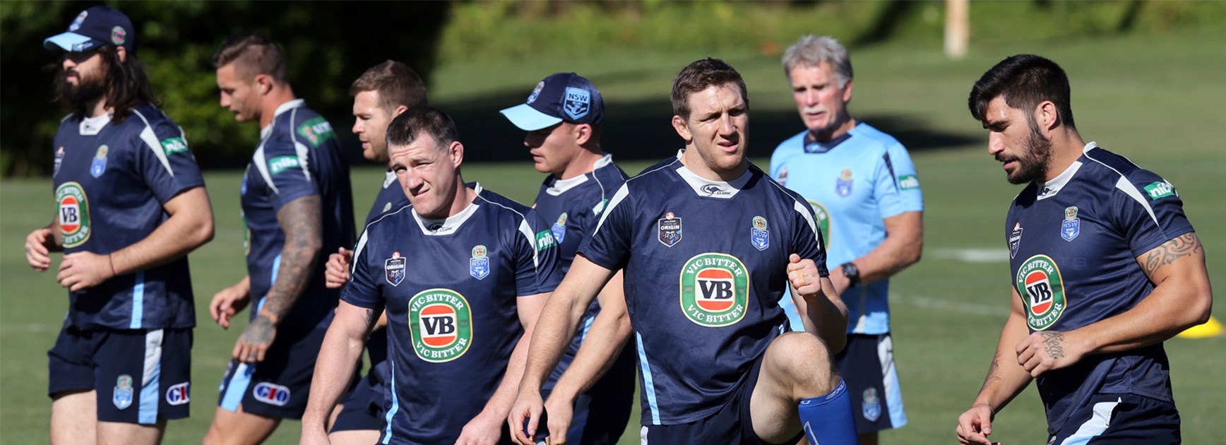 The NSW Blues kick off their training camp ahead of State of Origin III.