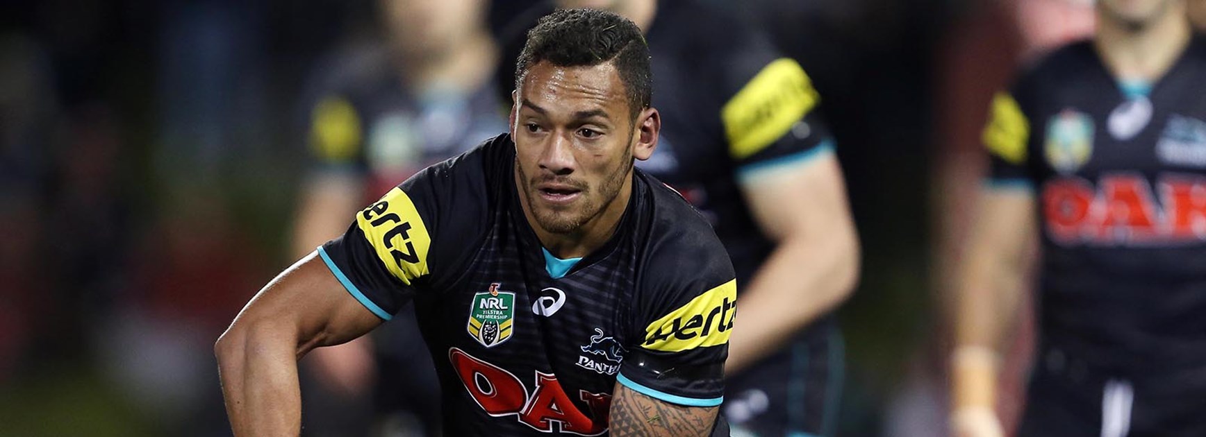 Apisai Koroisau was busy for Penrith against South Sydney at Pepper Stadium in Round 17.