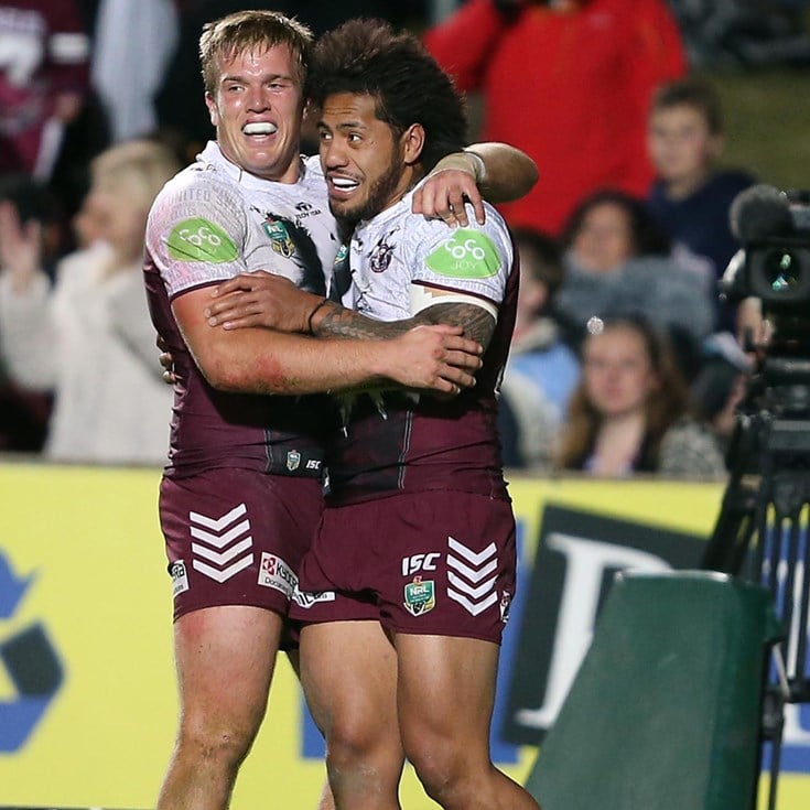 Manly's hat-trick hero applauds halves