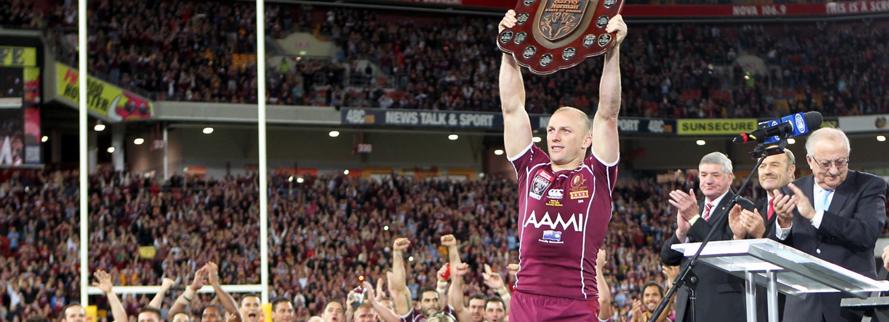 Maroons legend Darren Lockyer has been crowned the champion of NRL.com's Origin Knockout tournament.