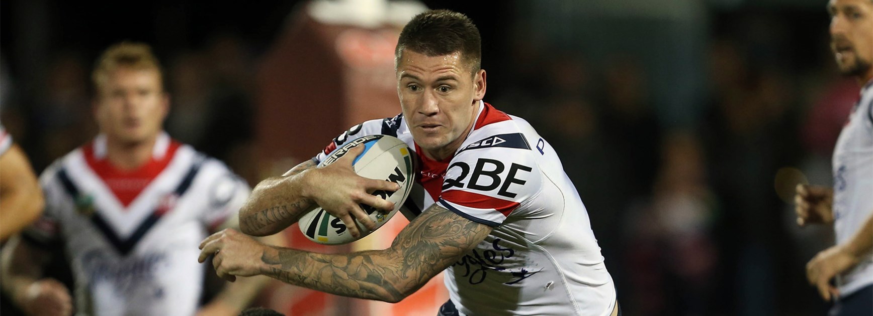 Shaun Kenny-Dowall scored a double in the Roosters' win over Penrith on Saturday.