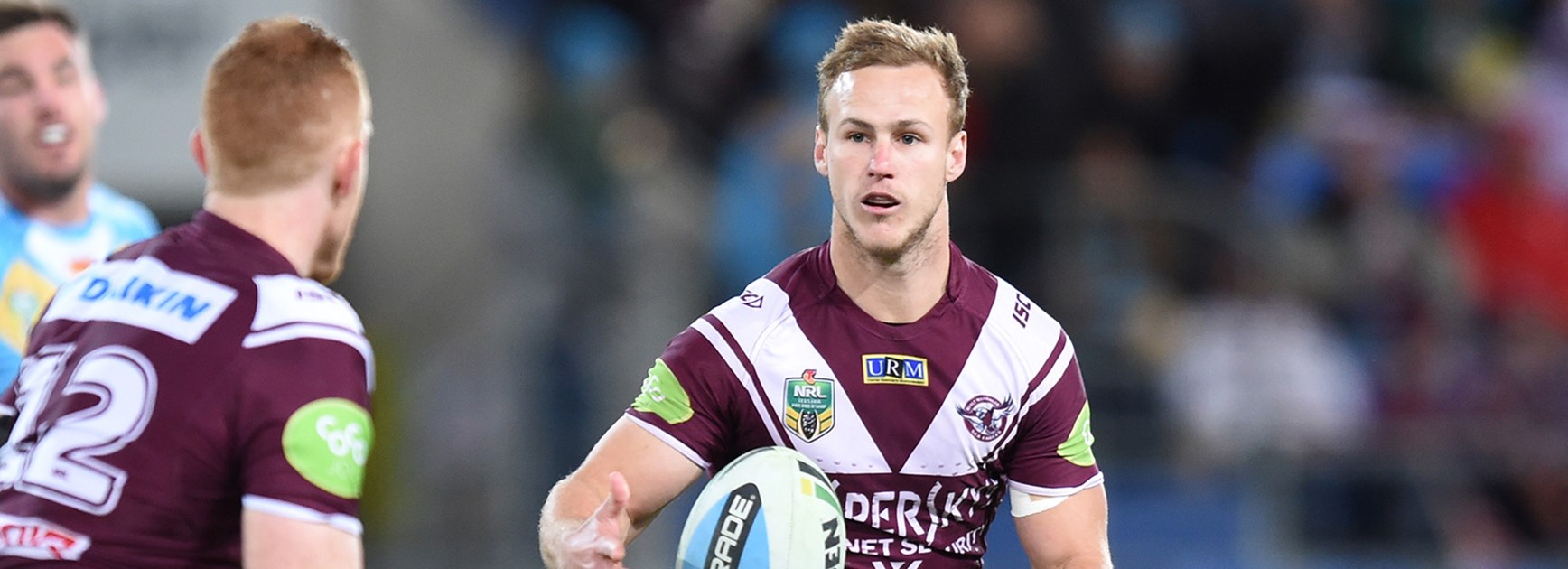 Daly Cherry-Evans in action for Manly against Gold Coast in Round 18 of the Telstra Premiership.