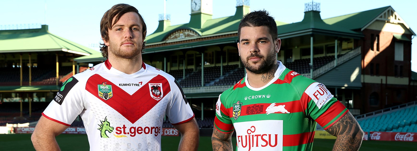 Mitch Rein and Adam Reynolds ahead of their blockbuster clash at the iconic SCG.