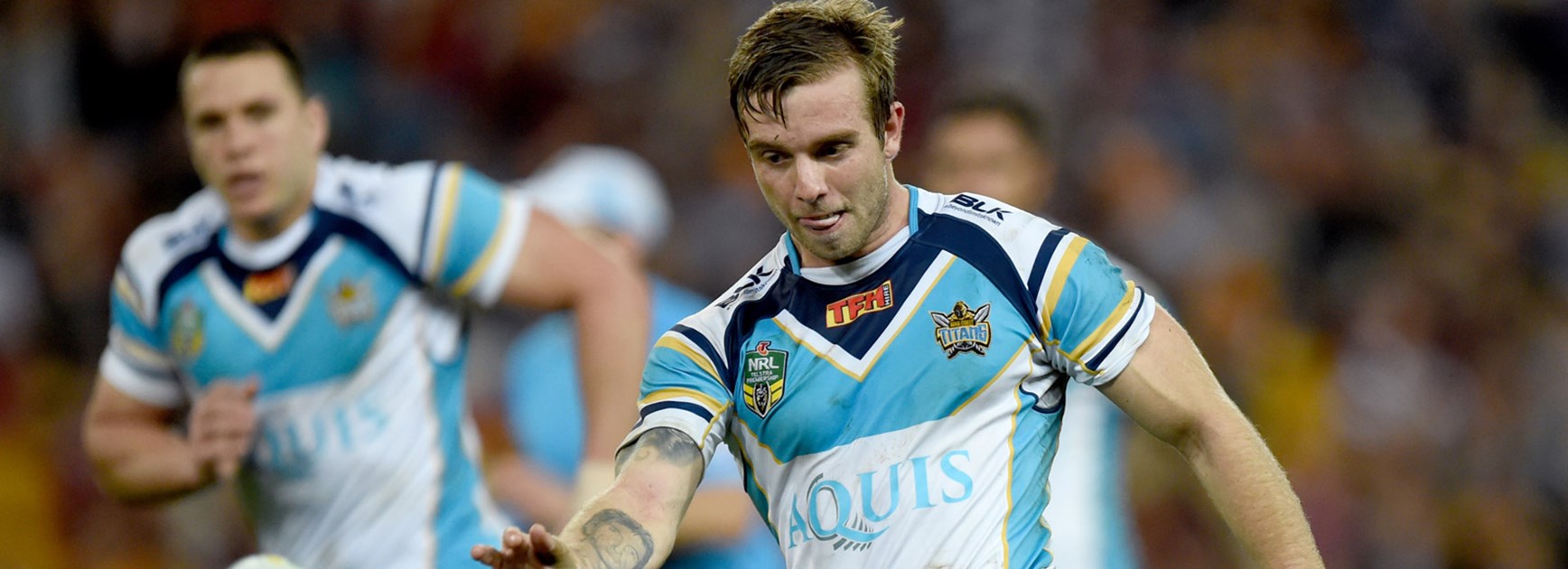 Kane Elgey failed to finish in the Titans' Round 20 loss to the Broncos.