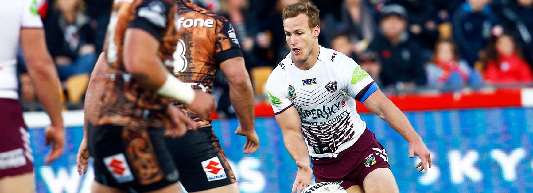 Manly halfback Daly Cherry-Evans impressed for the Sea Eagles despite doubts over a shoulder injury.