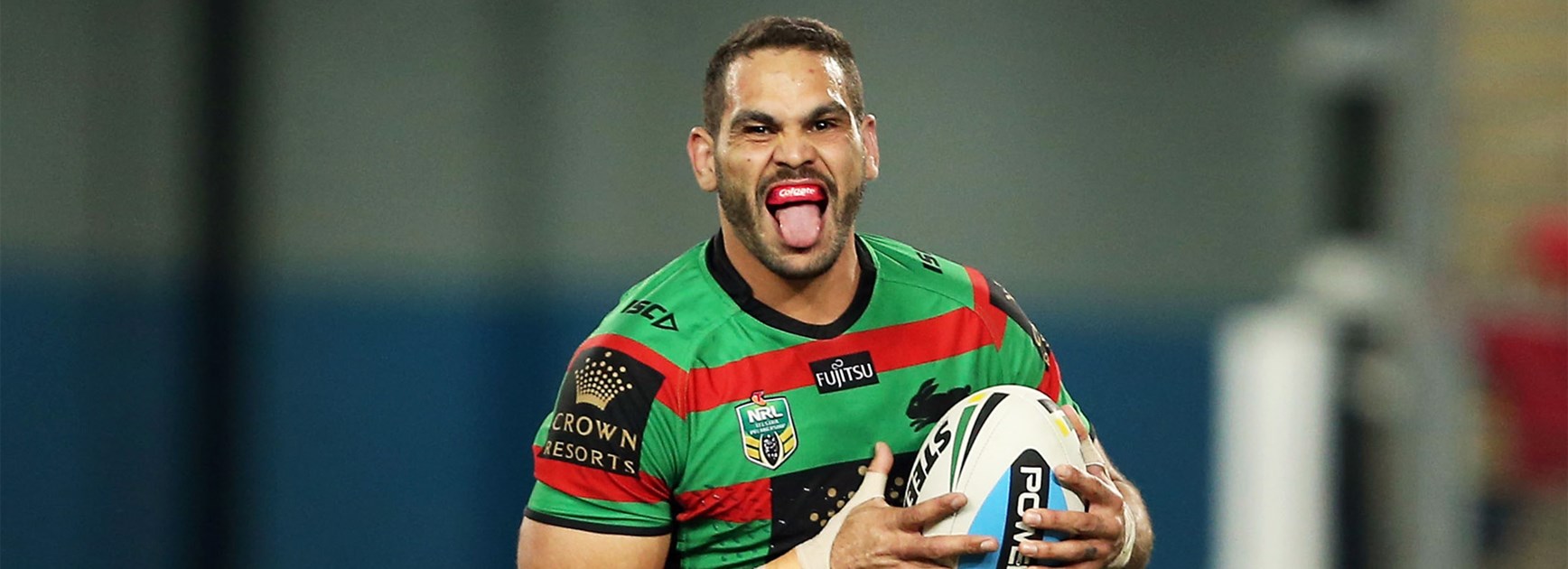 Greg Inglis was sensational for the Rabbitohs against Newcastle on Saturday.