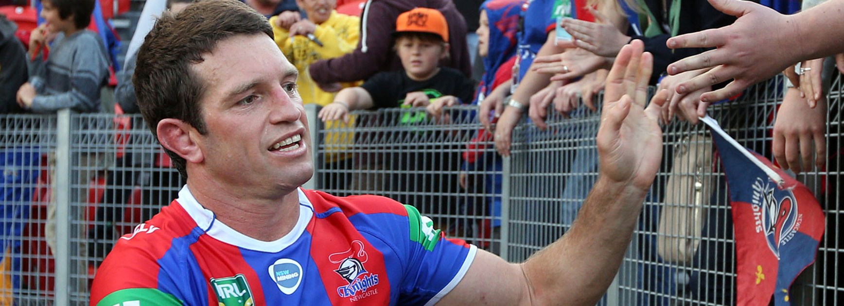 Knights legend Danny Buderus will replace outgoing coach Rick Stone for the remainder of the 2015 season.