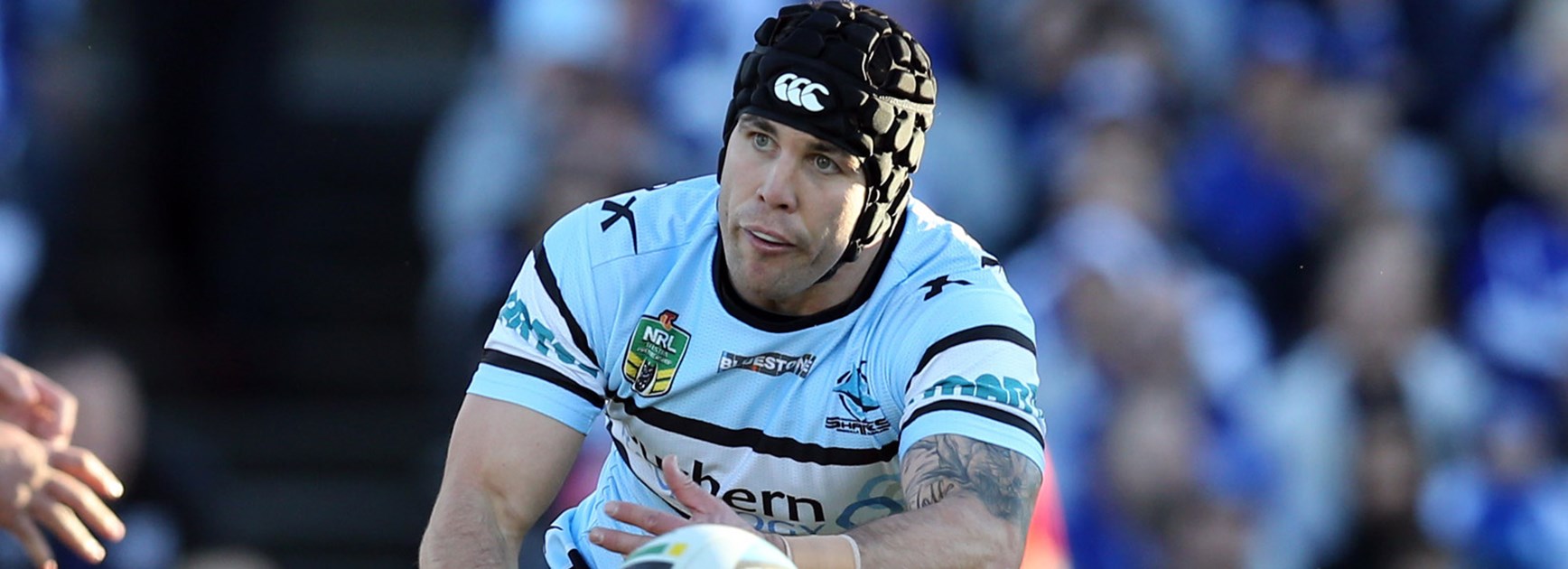 Sharks hooker Michael Ennis got one over his former club the Bulldogs in Round 20.