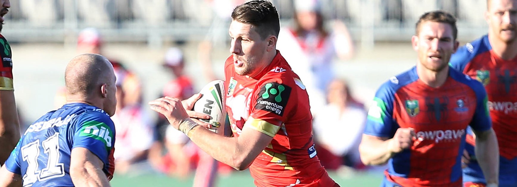 Gareth Widdop kicked nine from nine conversions in the Dragons' Round 21 win over the Knights.