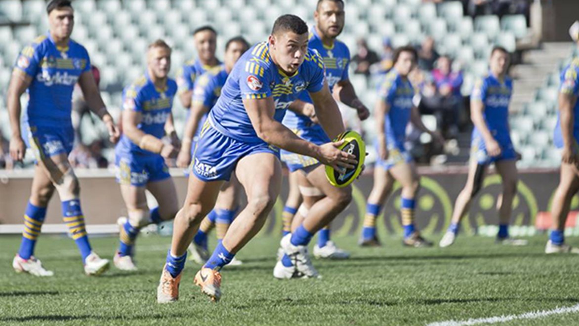Parramatta Eels NYC player Tyrell Fuimaono is a graduate of the NRL Indigenous School to Work program.